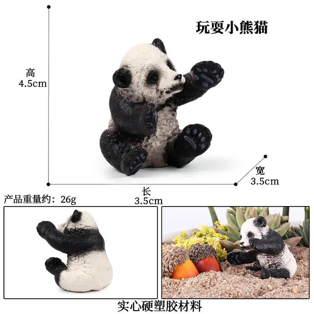 Model Wild Animal Panda | Wild Animals China | Animal Figure Panda | China  Panda Toys - New - Aliexpress