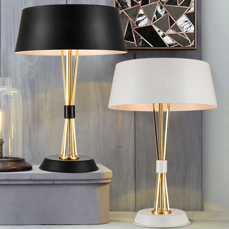Роскошная Настольная лампа с защитой глаз для спальни офиса tafellamp decoracao para casa