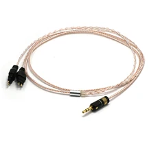 HIFI Compatible Audio Upgrade Cable Replacement for HD580 HD600 HD650 etc Headphones 3 5mm Male Plug 6 35mm adapter 