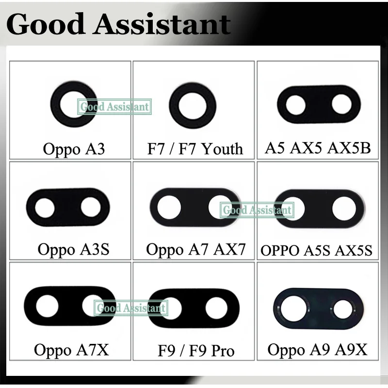 Для OPPO A3 F7 A5 AX5 A3S A7 AX7 A5S AX5S F9 Pro A9 A9X F11 A57 F3 Llite A59 F1S задняя камера стеклянная крышка