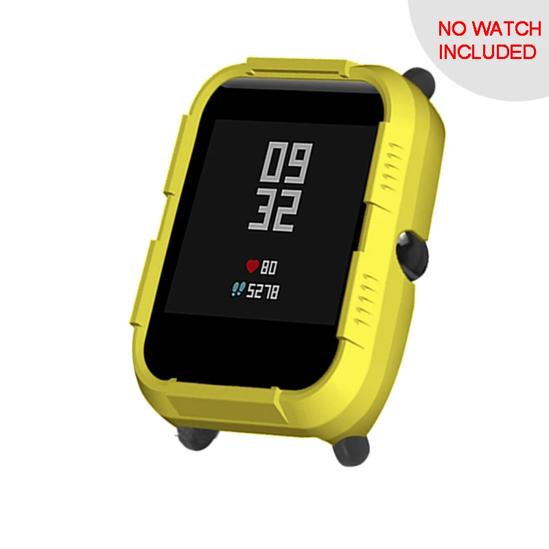 Защитный чехол для Xiaomi Amazfit Bip Молодежные часы Жесткий Чехол для ПК Рамка Бампер протектор для Amazfit Bip бит аксессуары