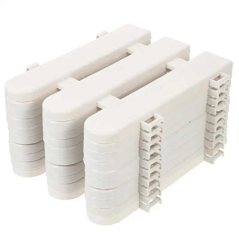 10 Pcs Decorative Plastic Picket Fence Display Garden Path Flower Bed White | Дом и сад