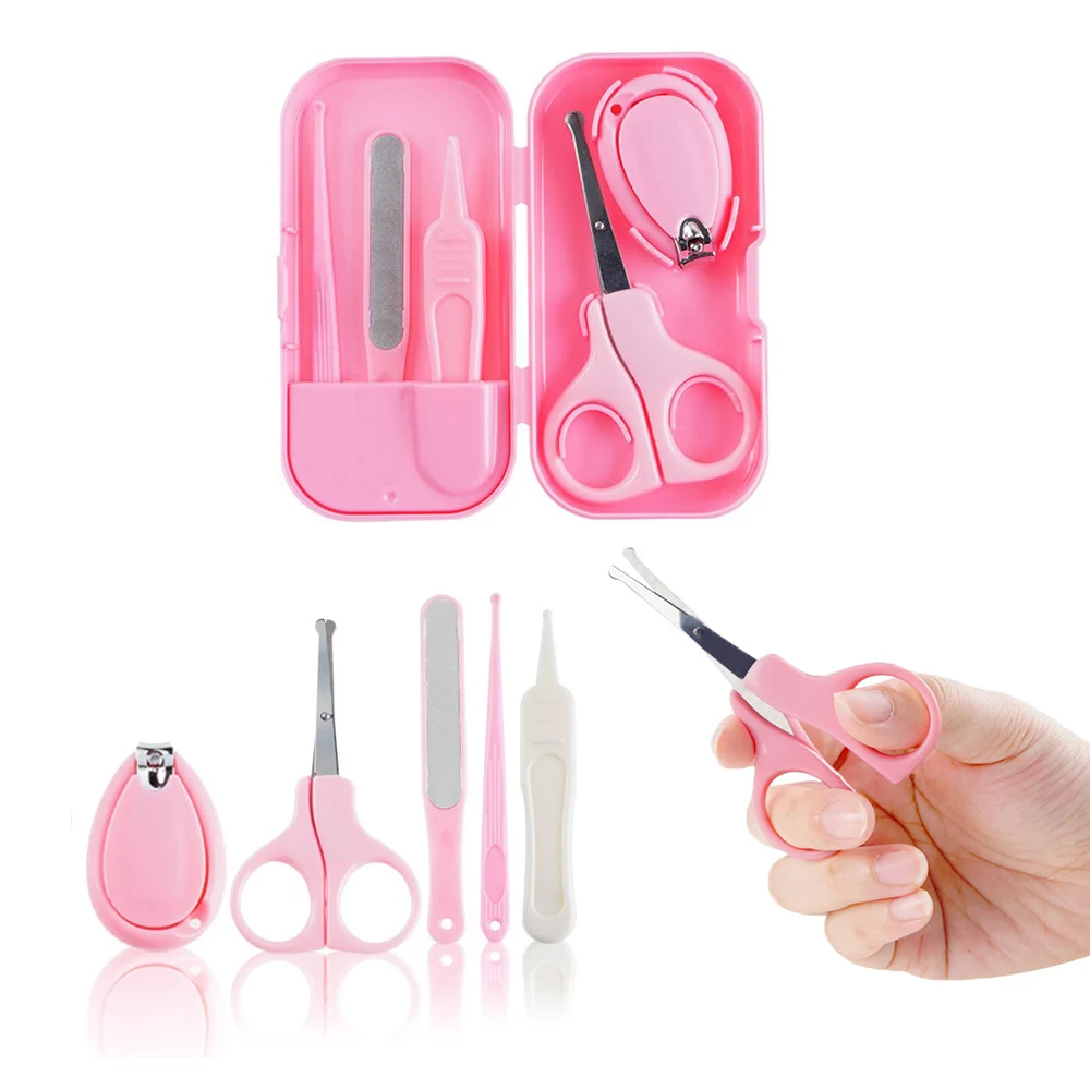 

5Pcs/Set Multi-function Baby Safety Care Nail Trimmer Scissors Baby Nail Clipper Nursing Tools for Newborn Baby dropshipping