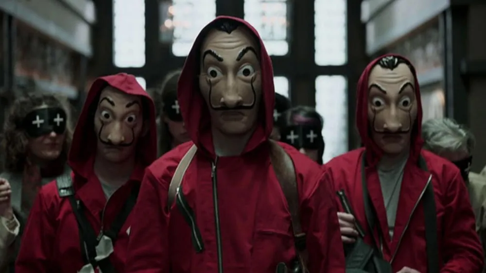 La casa de papel маска Dali Masque money heist реквизит для косплея вечерние пластиковые маски на Хэллоуин