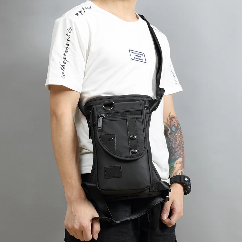 

Men Waterproof Oxford Waist Leg Bag Drop Leg Waist Motorcycle Backpack Outdoor Package Bag Moto Motocicleta Side Bag
