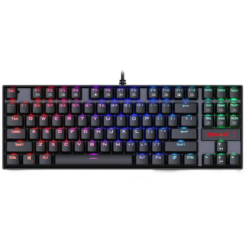 

ReDRagon K552 Keyclick Machinery Gaming Keyboard RGB Mixed Light Color Foreign Trade Hot Selling Product Cross Border