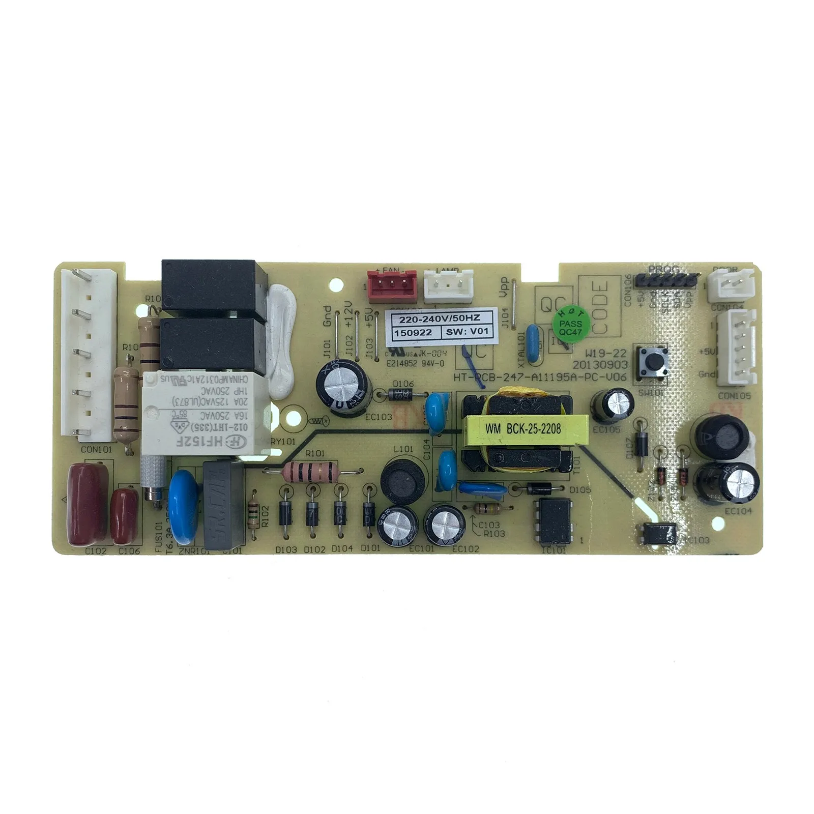Candy Hoover Geladeira Placa de Circuito Placa de Controle de Energia Pcb Principal Ht-pcb-247-a11195a-pc-v06 W1922