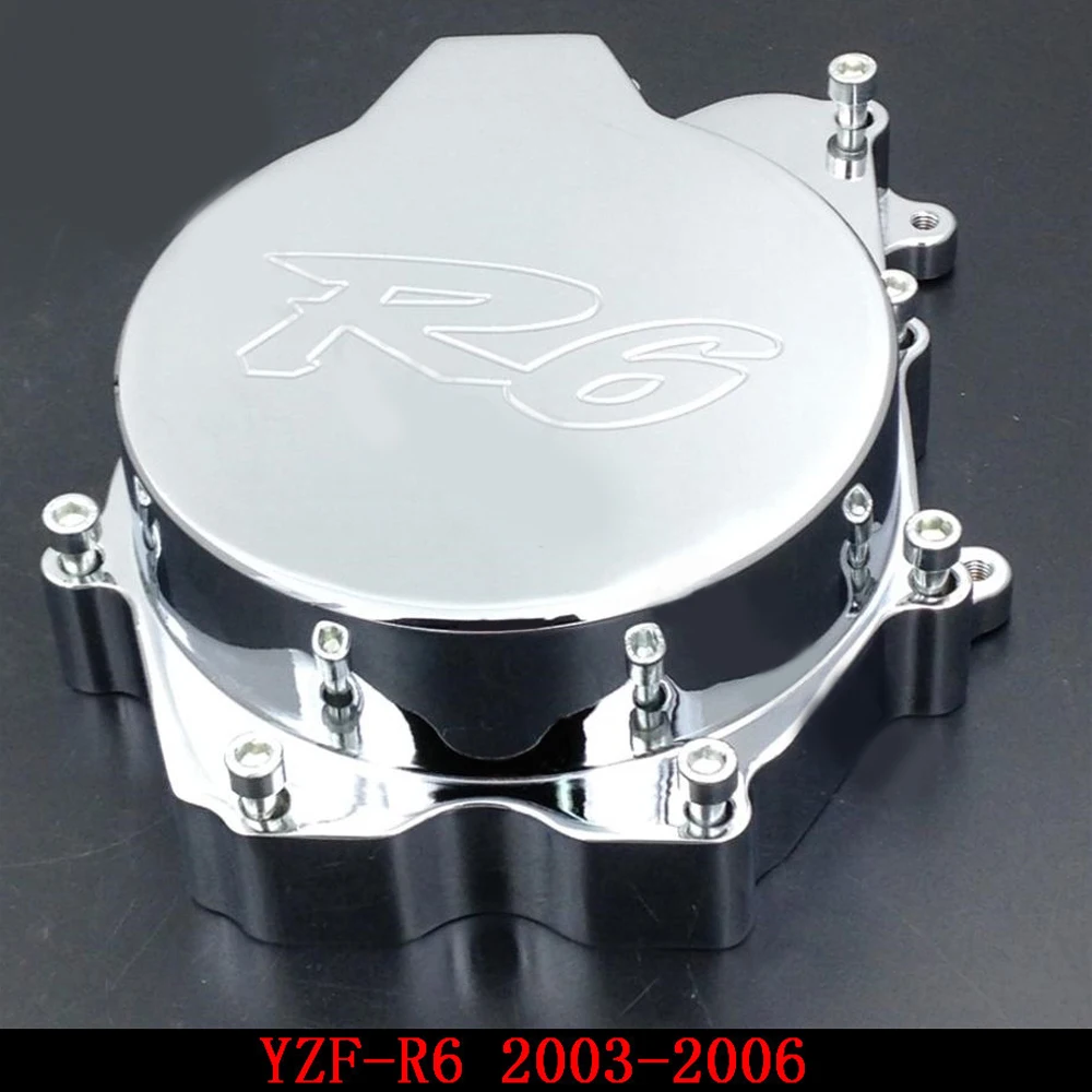 Подходит для Yamaha YZFR6 YZF R6 2003 2004 2005 2006 YZFR6S R6S крышка статора двигателя мотоцикла