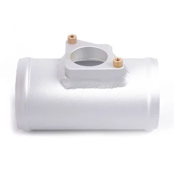 

Base Air Flow Tube Silver Aluminum Accessories Sensor Adapter Mount 63MM
