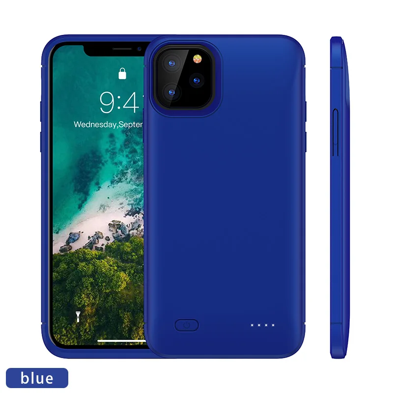 

Powerbank Case 6200mAh For iPhone 11 Pro Max Phone External Battery Case Protable Charger With Audio Batteria Charging Cover