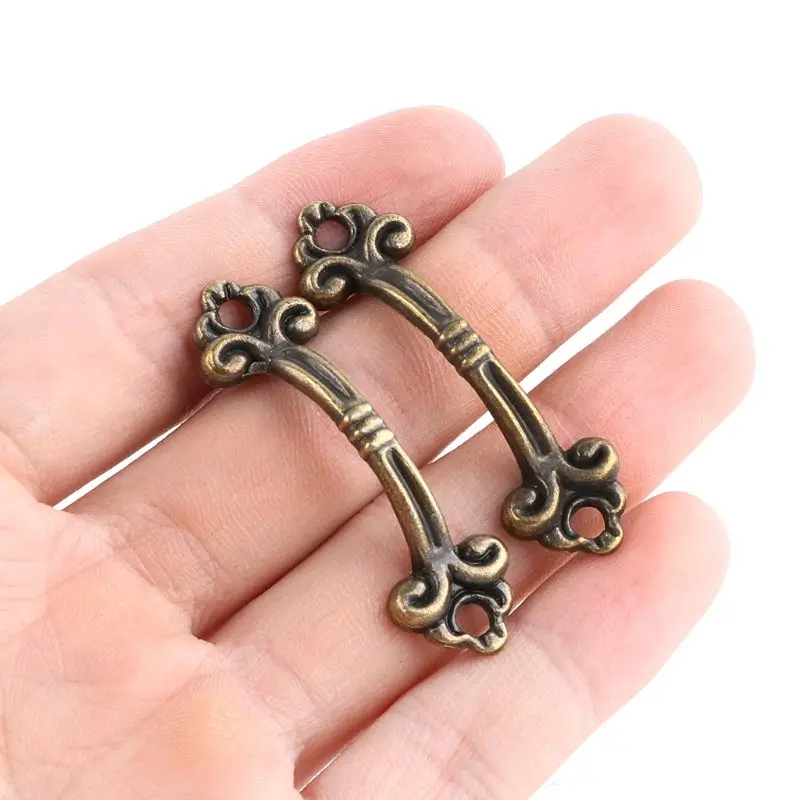 

Zinc Alloy Antique Handle Drawer Small Handle Jewelry Box Handle Gift Box Packaging Accessories Mini Handle