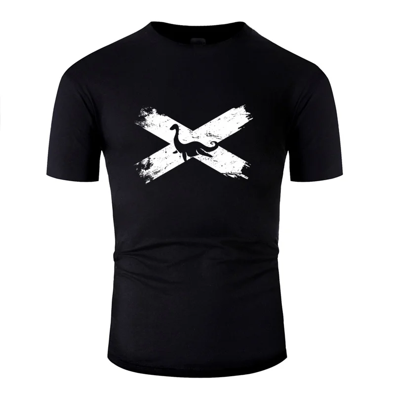 Print Loch Ness - Highland Games Scotland Renaissance Tshirt Men Cotton Mens T-Shirts 2020 Streetwear | Мужская одежда
