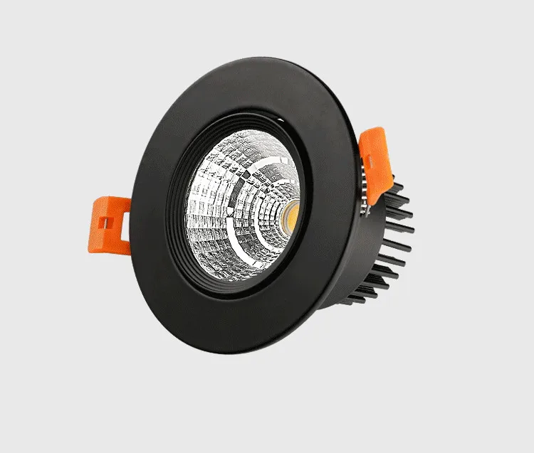 射灯黑色嵌入式led天花灯具牛眼灯客厅吊顶筒灯COB洞灯7公分5W12W-tmall_01_19