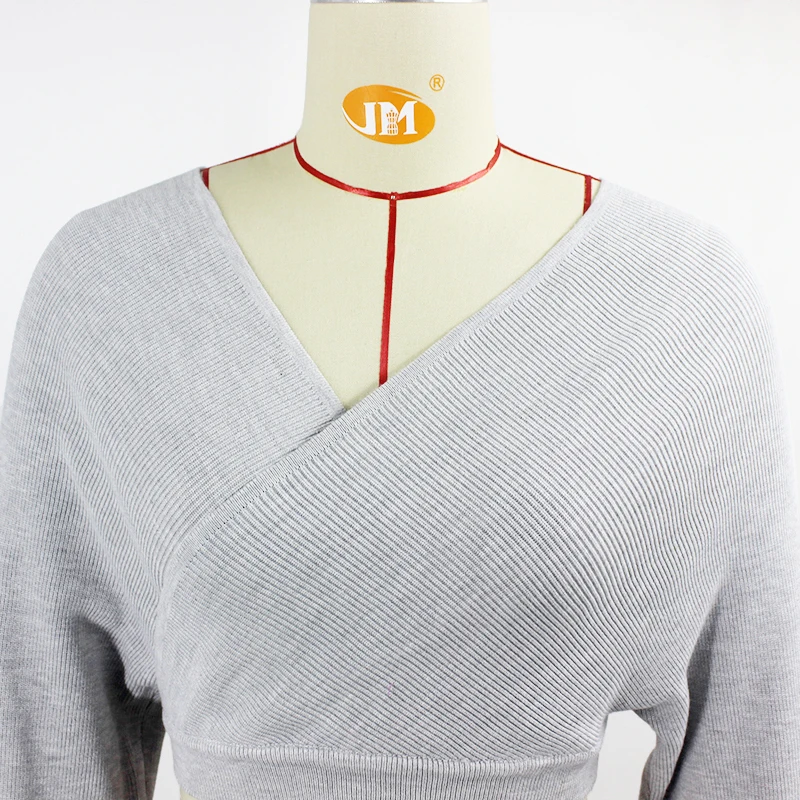 PFFLOOK Вязание 3 цвета лоскутное из двух частей комплект длинный рукав короткий топ и юбка Женский комплект свитер женский комплект 2 шт. наряды