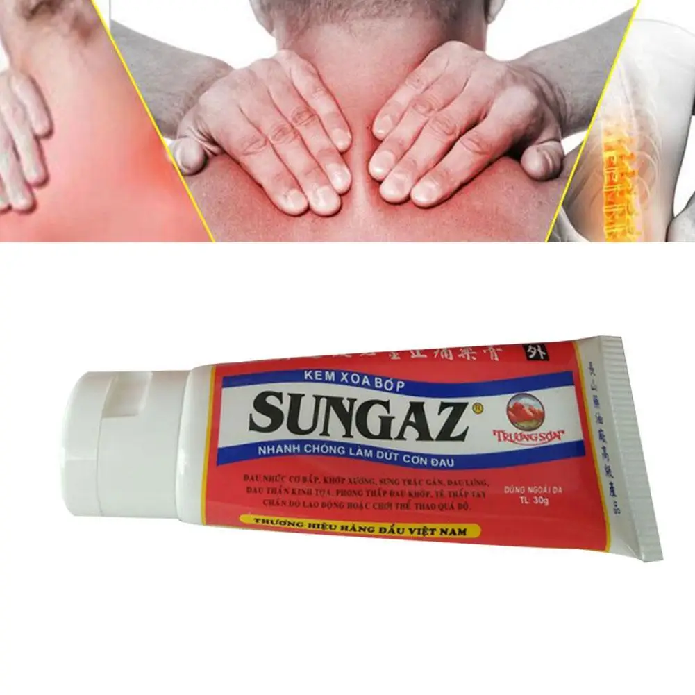 Vietnam Sungaz Balm Ointment Rapid Pain Relief Back Shoulder Massager Pain Balm Analgesic Arthritis Cream Medical Plaster 30g