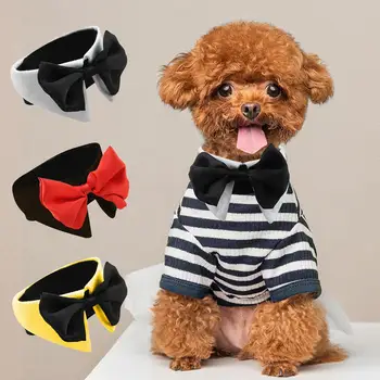 

Adjustable Cotton Pets Bow Tie for Large Medium Dogs Costume Necktie Adjustable Neck Collar Pet Accessories Dog Supplies 20E