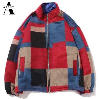 

Double Sided Wear Japanese Streetwear Winter Folk Custom Bomber Baseball Jacket Casual Fashion Windbreaker Hip Hop Jackets Coats