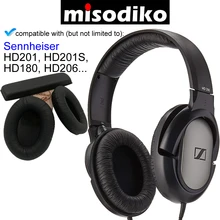 Misodiko Замена оголовье и амбушюры Подушка Комплект-для Sennheiser HD201 HD206 HD180 HD201S, наушники запчасти подушечки