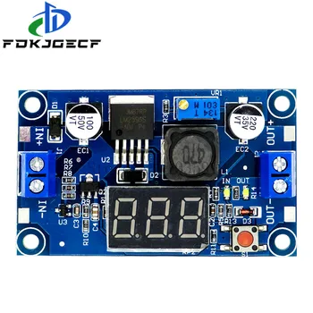 

DC-DC Buck Step Down Module LM2596 DC/DC 4.0~40V to 1.25-37V Adjustable Voltage Regulator With LED Voltmeter LM2596S
