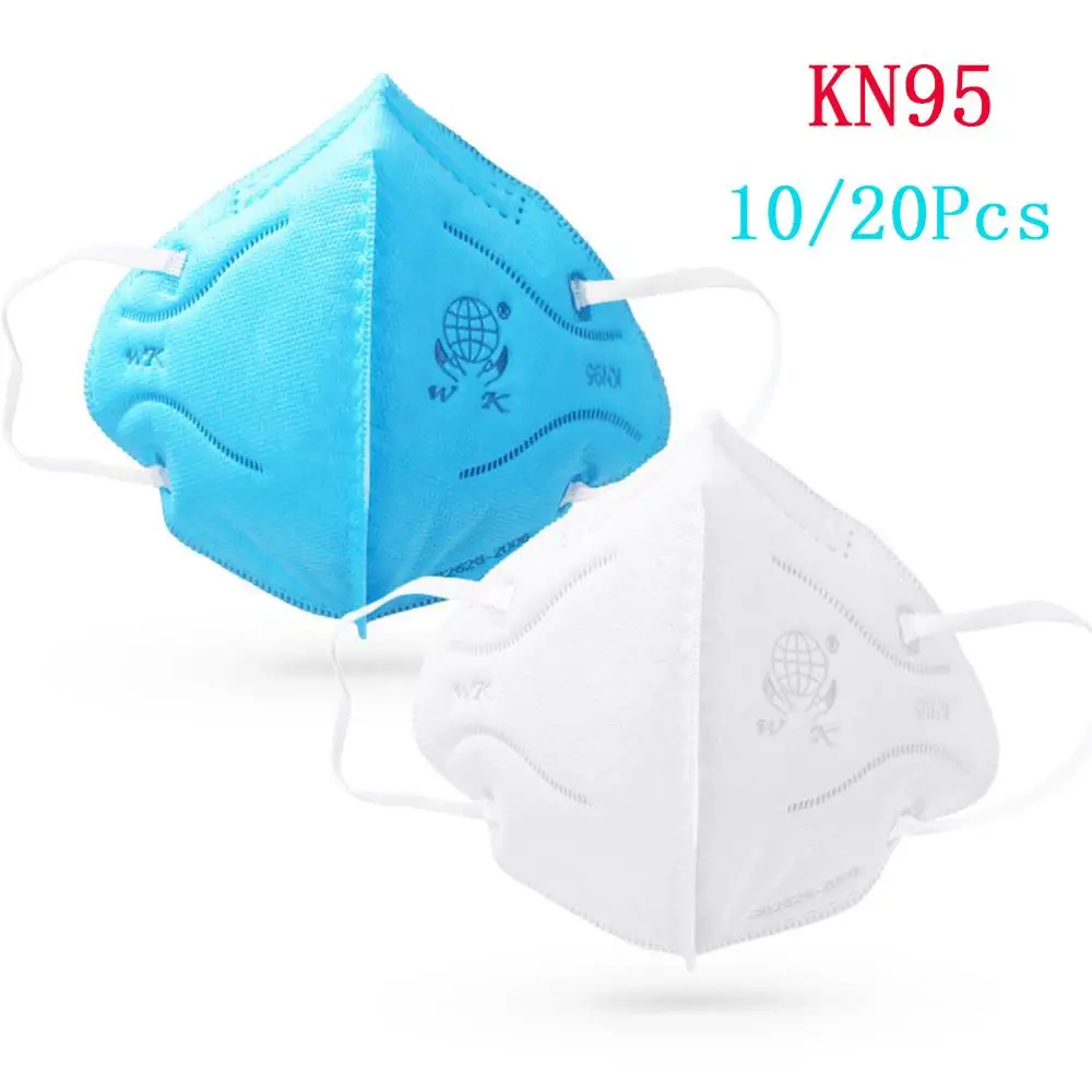 

10/20Pcs Face Mask PM2.5 KN95 Protective Mask Anti-dust PPE Labor Protection Respirator 95% Filtration Insert Mouth Dust Mask
