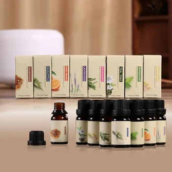 

10ml Pure Essential Oils Aromatherapy Massage Organic Essential Oil Aroma Diffuser Burner