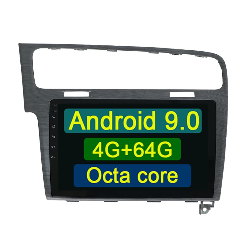 10," Android автомобильный DVD мультимедийный плеер gps для Volkswagen VW Golf 7 2013 аудио Радио стерео Навигатор bluetooth wifi 4G rds - Цвет: 4G 64G