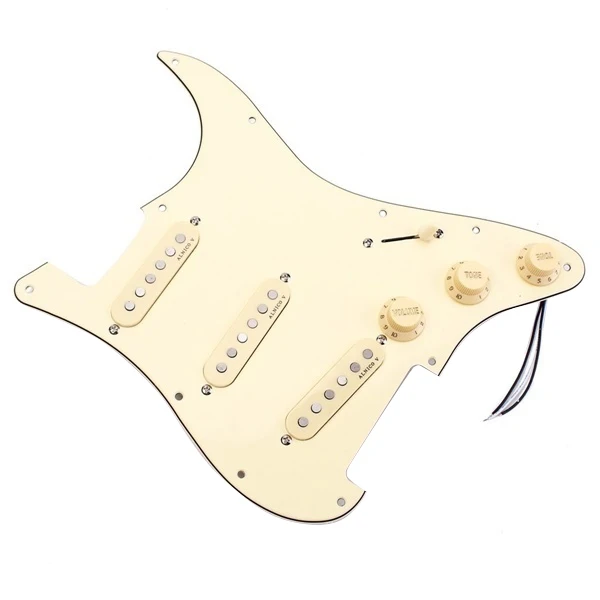 Prewired Pickguard Schrauben набор классических предварительно нагруженных SSS Alnico V пикапы в 60S