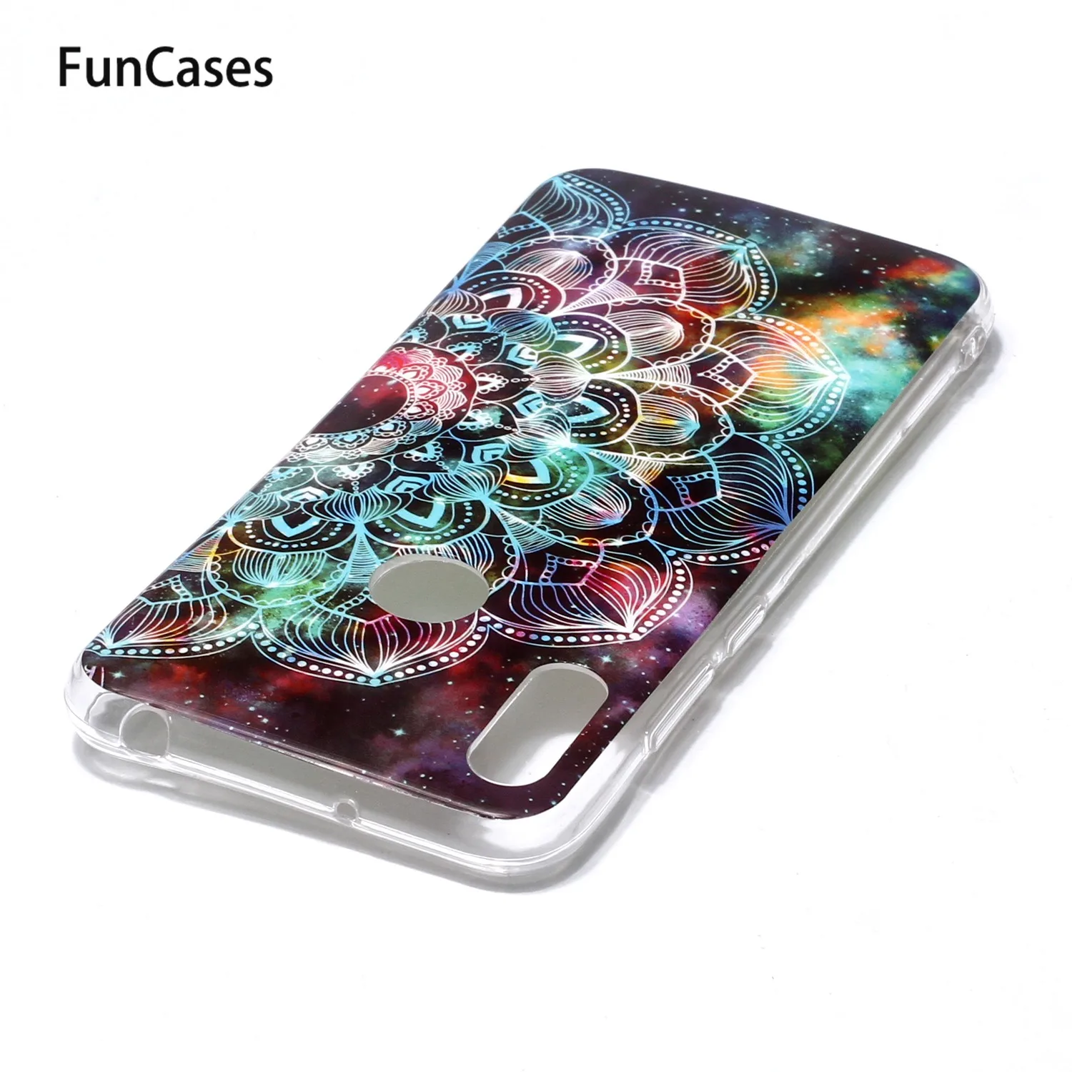 Pelindung Case untuk Carcaso Huawei Y6 2019 Bright Lembut TPU Cover S Penutup Belakang Huawei Telefon Kehormatan 8A Y6 Perdana 2019 Seluler