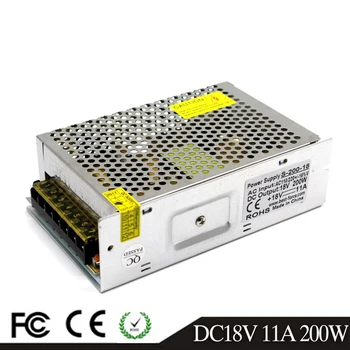 

Universal 18V 11A 200W Regulated Switching Power Supply Transformer 110V 220V AC To DC for LED Strip Lighting CNC CCTV MOTOR