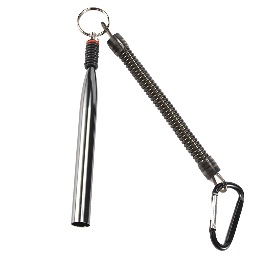 Aluminium Alloy Wacky Rig Tool with Coiled Lanyard and Clip Tackle
