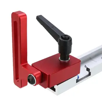 

30 Type Aluminium Woodworking Miter Track Doweling Jig Fixture Tool for T-track T-slot Woodworking Chute Special Limiter