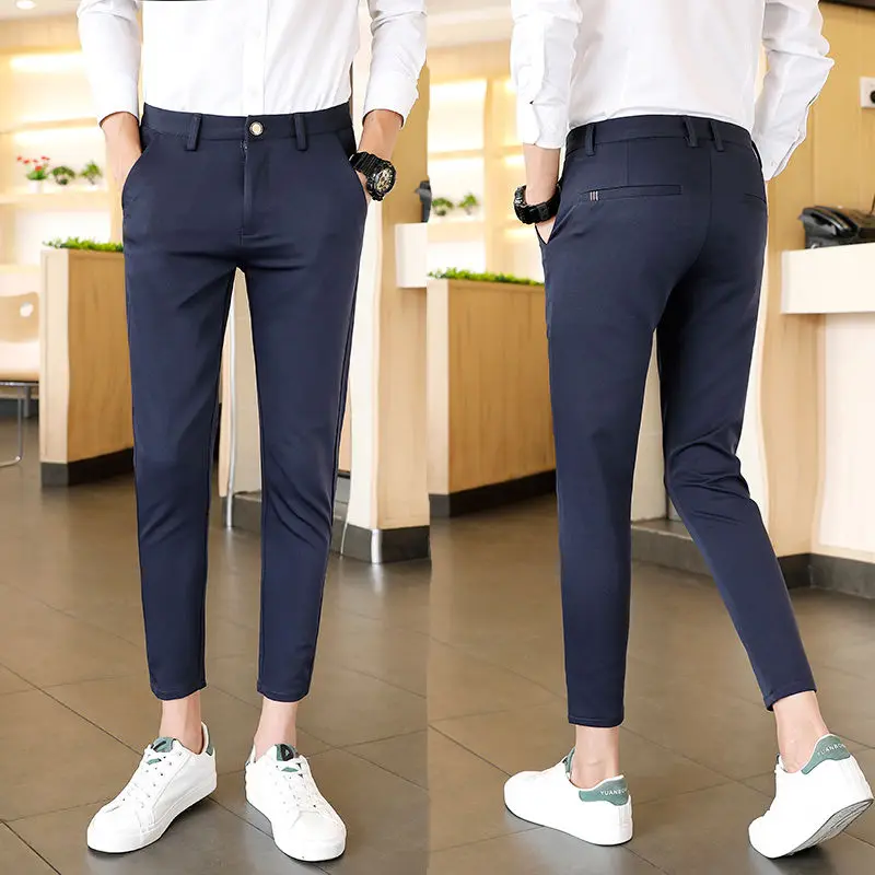 807b Cheap Wholesale New Spring and Autumn Hot Selling Men's Fashion and Leisure Fashion Nine-minute Pants - Цвет: 807b