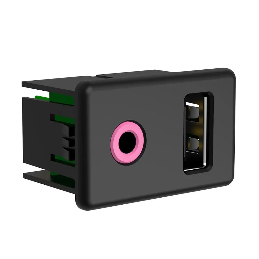 Кабель RCA адаптер CHELINK для машины кабель с разъемом 3 5 мм USB AUX удлинитель крепление