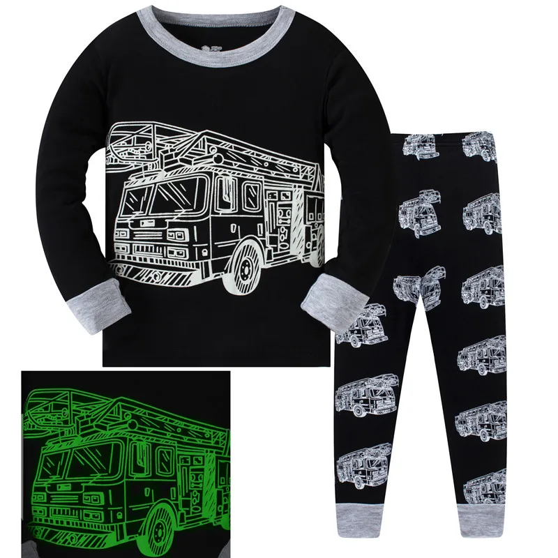 39 Пижамы для мальчиков с рисунком из мультфильма; Детские пижамные комплекты; Одежда для мальчиков с героями мультфильмов; детская пижама; одежда для сна; хлопковые пижамы; одежда для детей - Цвет: 39