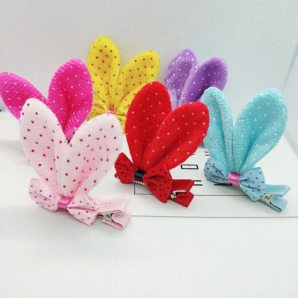 2 шт. заколка для волос с кроличьими ушами|dog hair accessories|accessories petspet accessories |