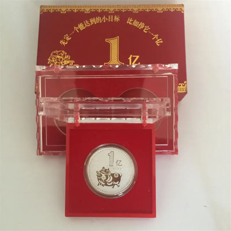 Би-металл копия оригинальные Китайские коллекционные монеты подарок на год Китай 10 юаней(год свиньи) памятная монета зодиака