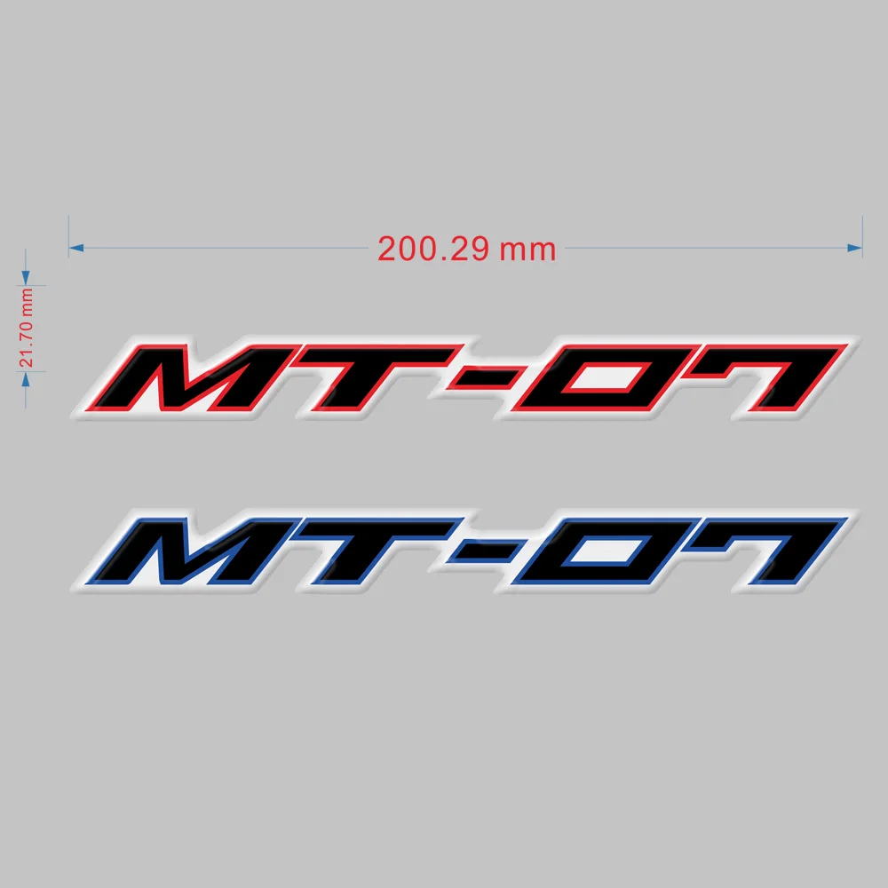 Танк Pad MT07 для YAMAHA MT-07 MT 07 3D наклейка s наклейка эмблема защита наклейка крышка топливная пленка ГАЗ Мотоцикл - Цвет: B