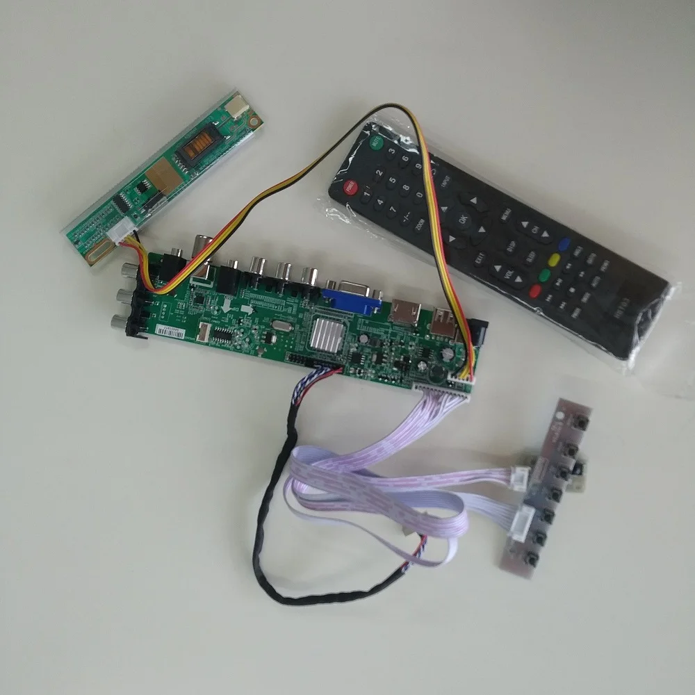 

Комплект для телефона, 17,1 дюйма, ЖК-панель 1440X900, плата контроллера телевизора, цифровой USB AV LP171WP4-TLR1 DVB-T HDMI VGA 1 CCFL, 30-контактный экран