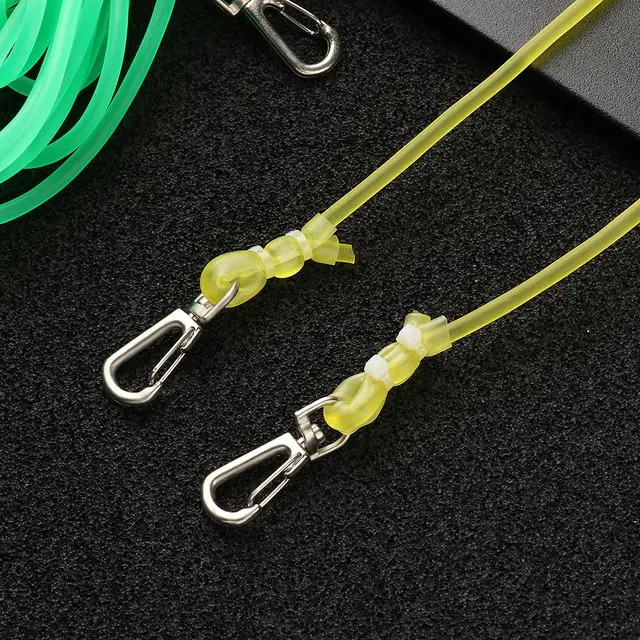 3/5/8/10/15/20m Fishing Pole Rope Protection Elastic Rubber rope Prevent  Missing With Hooks Safety Anti-winding Hose Anti-bite - AliExpress