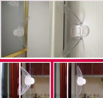 

DHL 500pcs children safety high quality security sliding window locks for Push-pull Door Lock