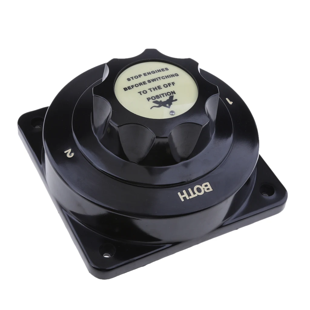 Battery Relay Isolator and Relay Extra Heavy Duty Dual Battery Isolator Switch For 6V-32V 300AMP