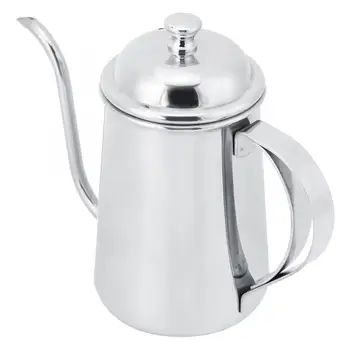 

650ML Stainless Steel Long Mouth Teapot Hand Drip Kettle Pour Coffee Pots Coffee Maker Gooseneck Coffee And Tea Pot