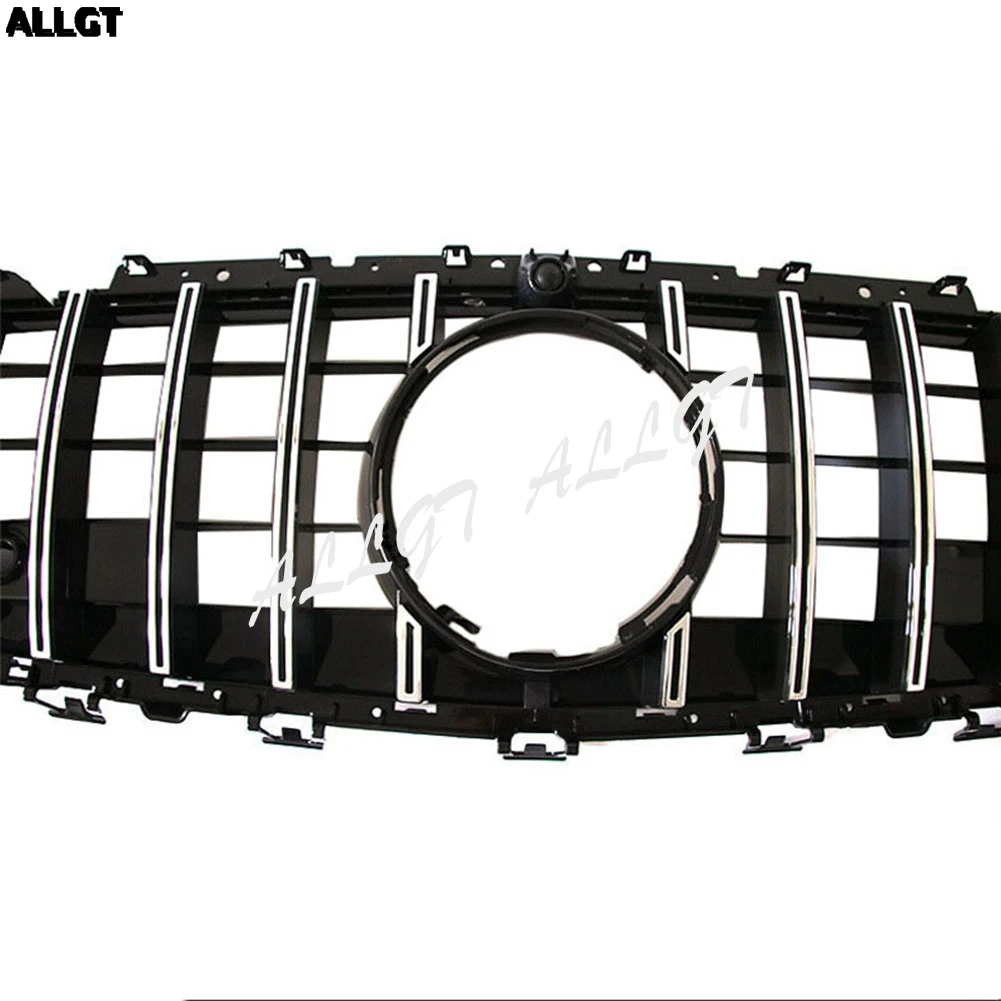Front Grill Fit for Mercedes Benz W257 CLS CLS350 CLS450 CLS500 C257 Black Silver Grille Bumper