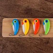 1 шт. Керамический Мини-нож в виде попугая, портативный складной нож для очистки овощей, фруктов, овощерезка, нож для мяса, кухонные ножи