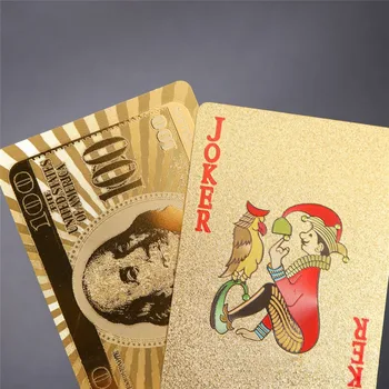 

Durable Water Resistant Playing Cards Euro Dollar Design Poler Cards Outdoor Entertainment Party Toy
