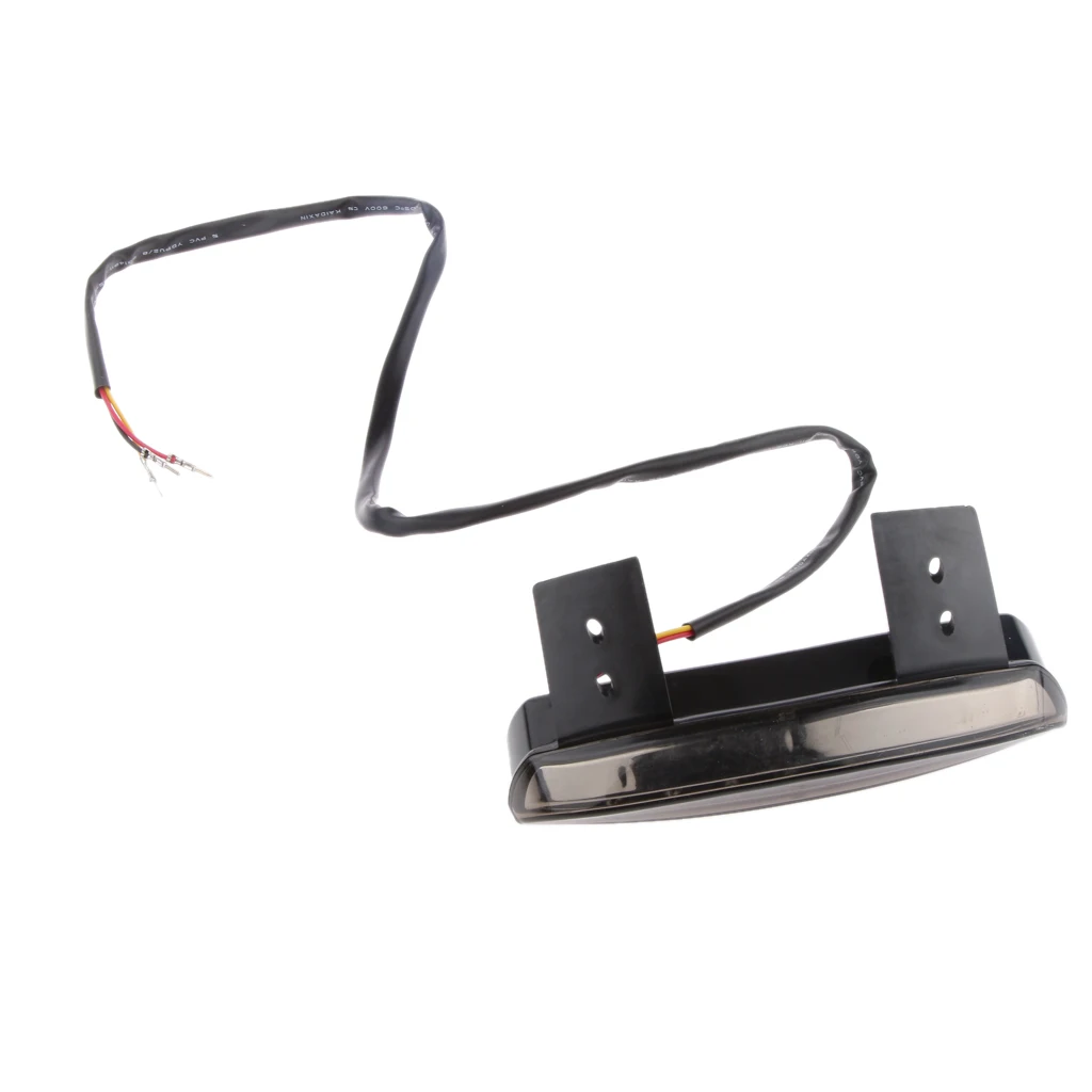LED Rear Brake Tail Light - Chopped Fender Edge, Stop Running Signal Lamp for Harley Sportster XL 883 1200