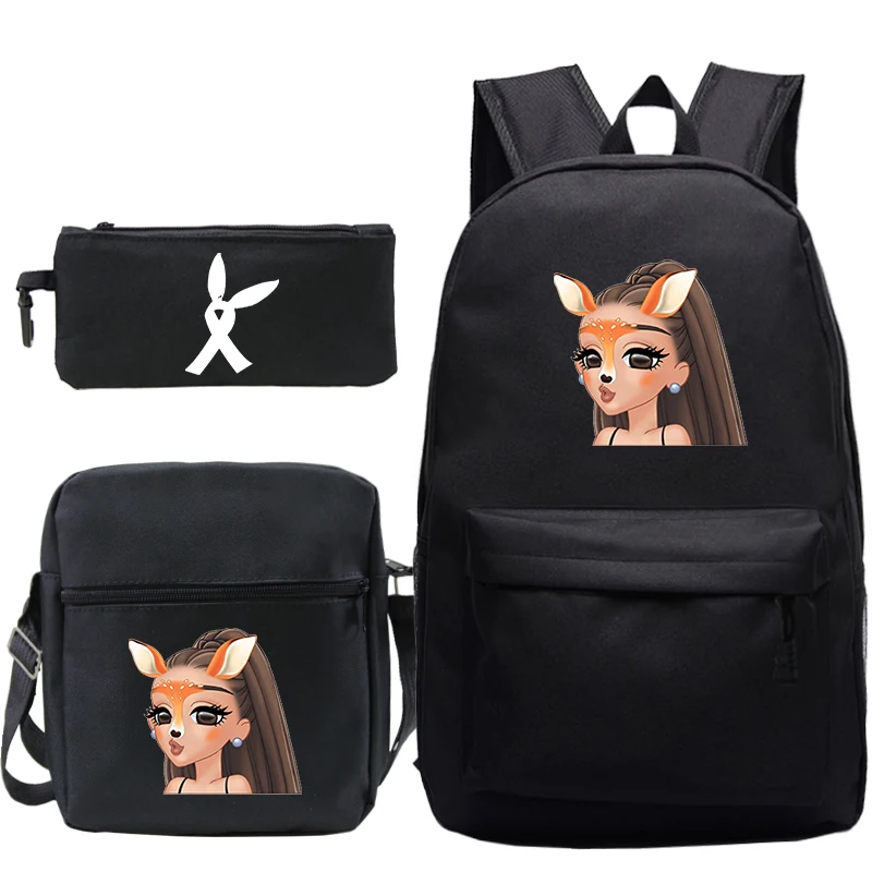 Новая сумка Mochila Ariana Grande, рюкзак с принтом, школьная сумка для мальчиков и девочек, дорожная сумка, рюкзак для ноутбука-подростка, пеналы для ручек