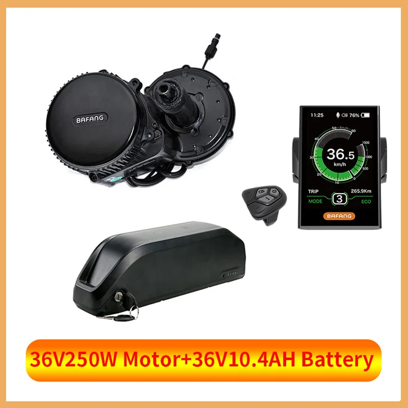 36V 250W 10.4AH C18 BBS01B BBS01 Bafang 36V250W Середина привода samsung батарея Электрический мотор комплект с 36 В батарея в samsung литий-ионная батарея для электровелосипеда - Цвет: 36V 250W 10.4AH C18
