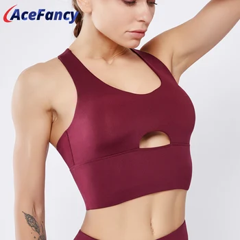 

Yoga Tank Top Push Up Acefancy Women Sport Wear Bras Comfortable Gym Tank Top Racerback T1945 Women Sports Crop Top Sport Wear