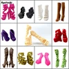 1 пара обуви для 1/6 кукол Monster High, обувь на высоком каблуке, куклы, аксессуары, ботинки для 1:6, детская игрушка ► Фото 1/6